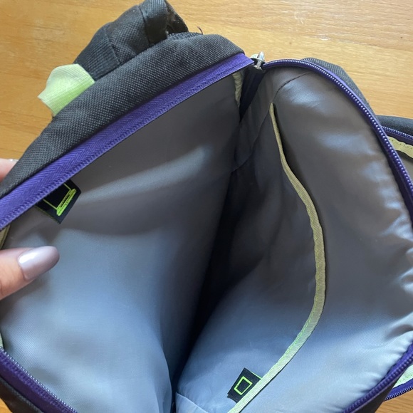 Adidas Ultra Ride Backpack in Black w/ Purple - Picture 4 of 6